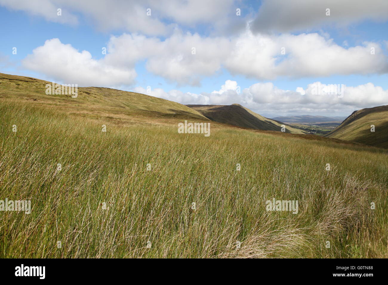 The Glengesh Pass on the R230 south of Ardara, County Donegal, Republic of Ireland Stock Photo