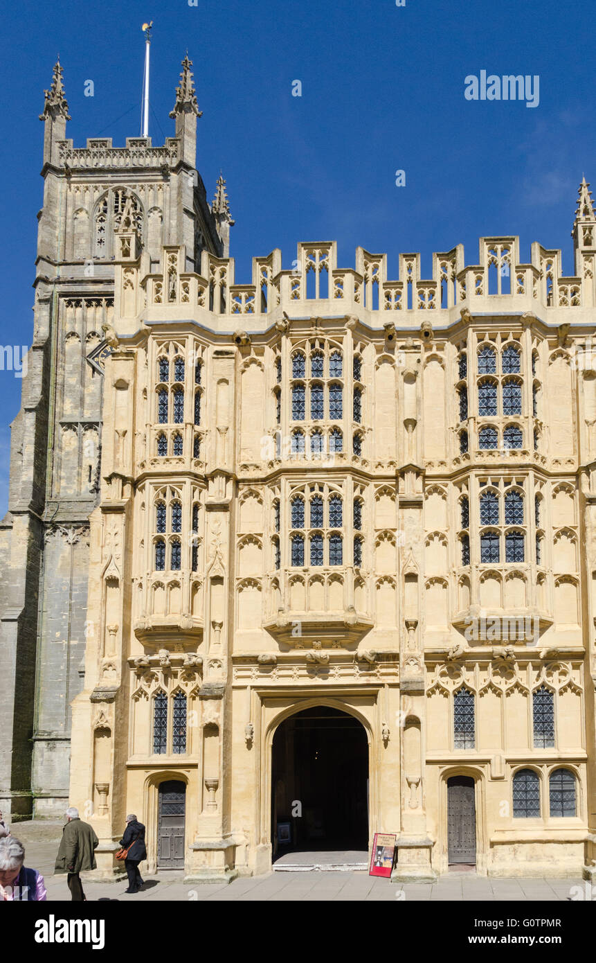 St John's Church in the centre of the Cotswold town of Cirencester Stock Photo