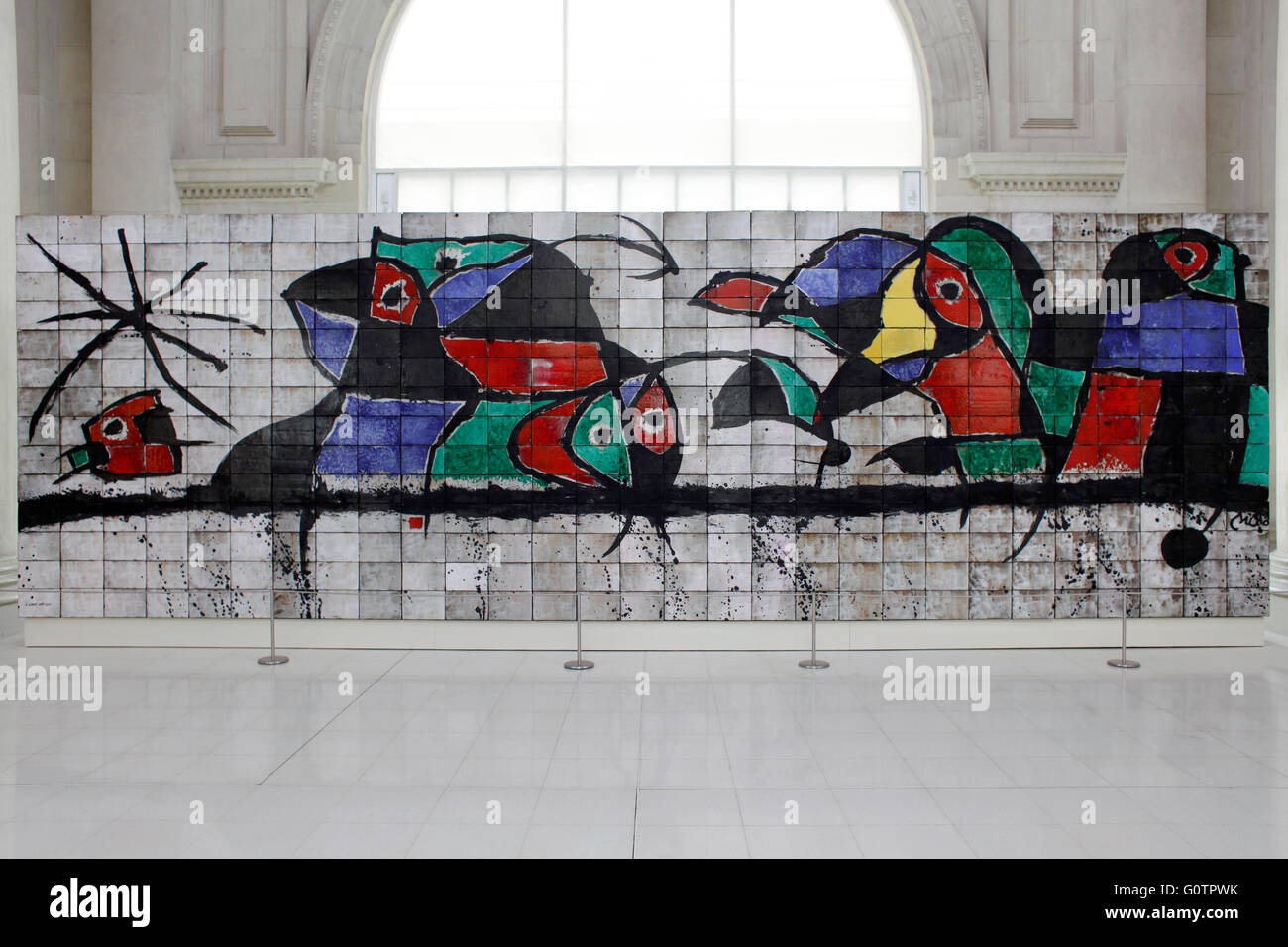 Joan Miró and Joan Gardy Artigas. Mural for IBM at the MNAC, National