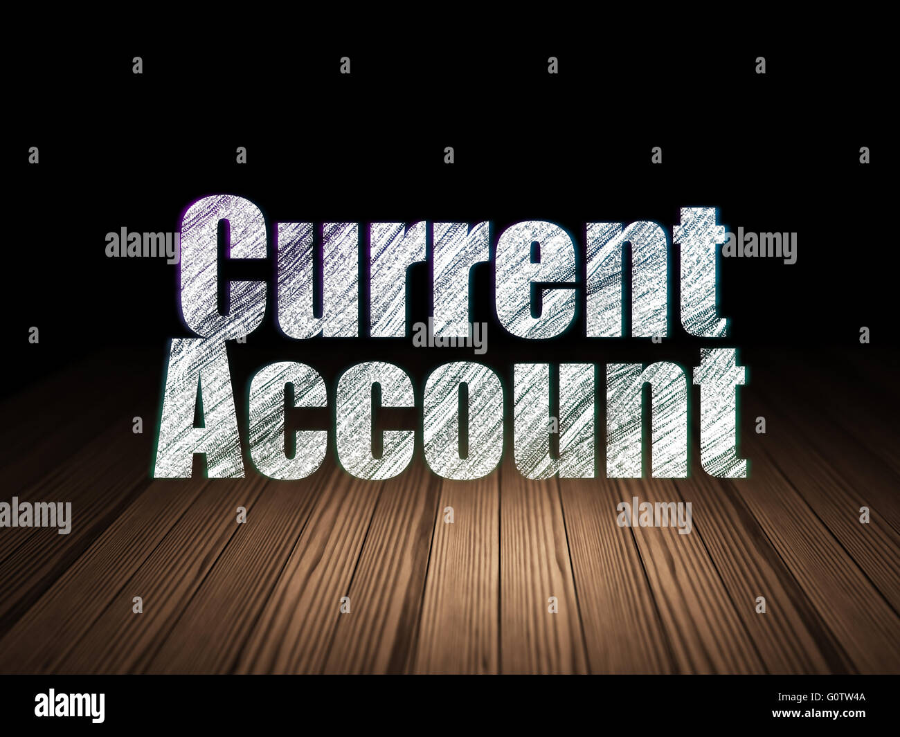 Current Account Background Currency concept: Current Account in grunge dark room Stock Photo - Alamy