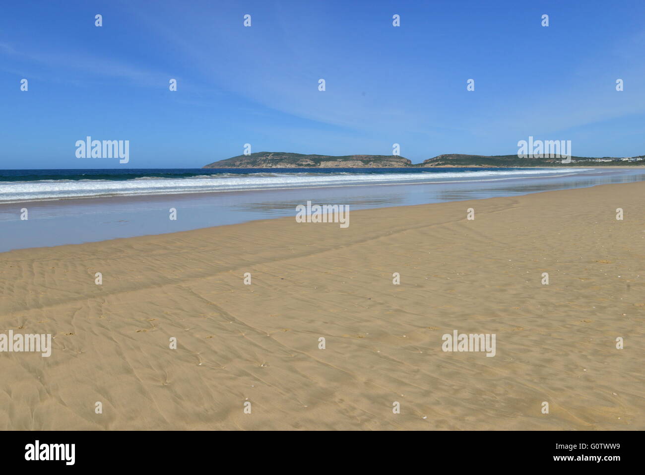 Robberg Beach in South Africa Stock Photo