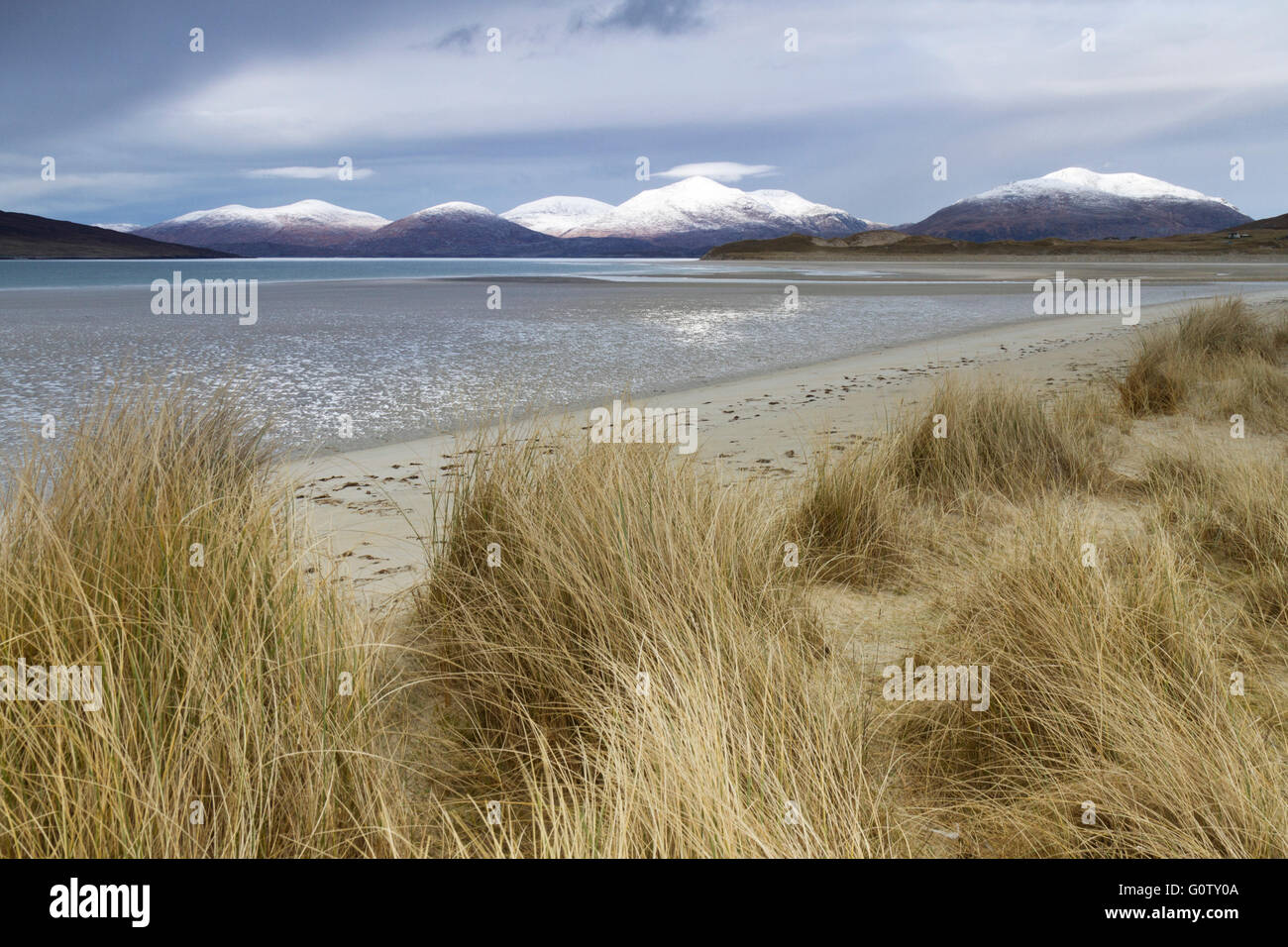 Seilebost beach, Isle of Harris Stock Photo