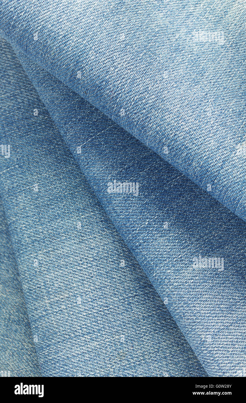 Denim fabric roll hi-res stock 