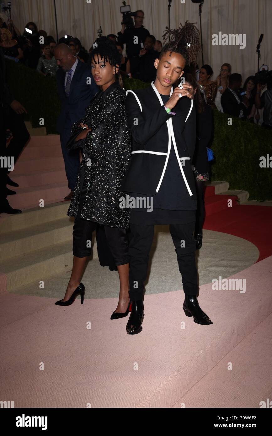 Jaden and Willow Smith attending the Louis Vuitton show in Paris