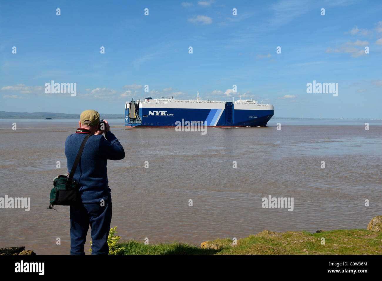 Portishead, UK. 4th May, 2016. UK Battery Point in Portishead, sees the new first Eco Friendly post panamex pure car/truck carrier where it will arrive at Portbury Docks. Credit:  Robert Timoney/Alamy Live News Stock Photo
