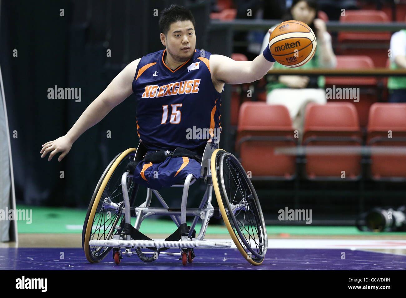 Tokyo, Japan. 4th May, 2016. Hiroaki Kozai (NO EXCUSE) Wheelchair