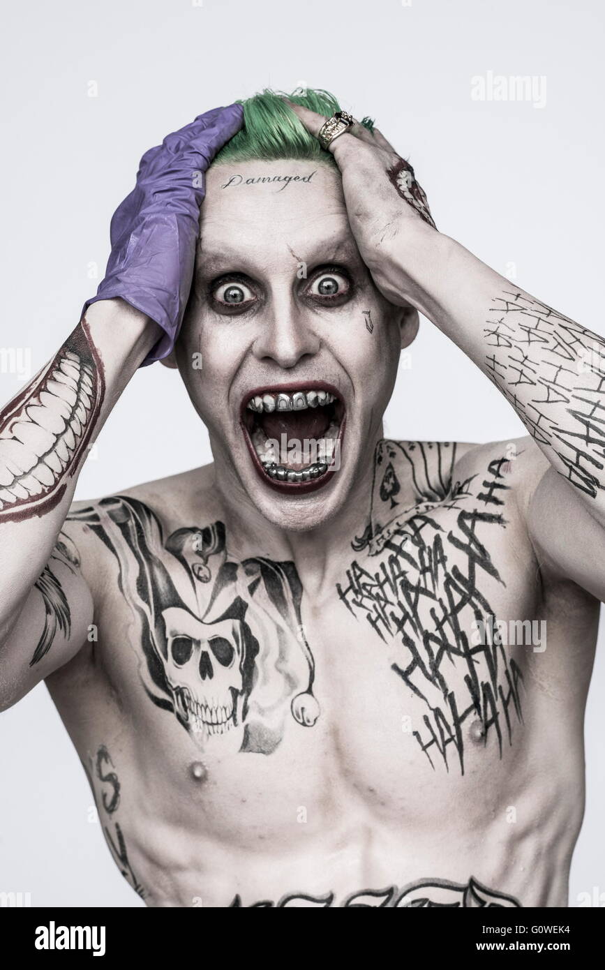 Suicide Squad Joker High Resolution Stock Photography And Images Alamy