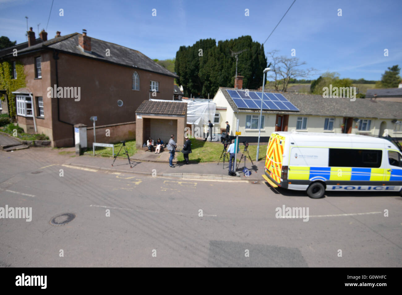 Bradninch, UK. 5th May, 2016.  Bradninch - Williams family connected with Fred West. Devon, UK Credit:  @camerafirm/Alamy Live News Stock Photo