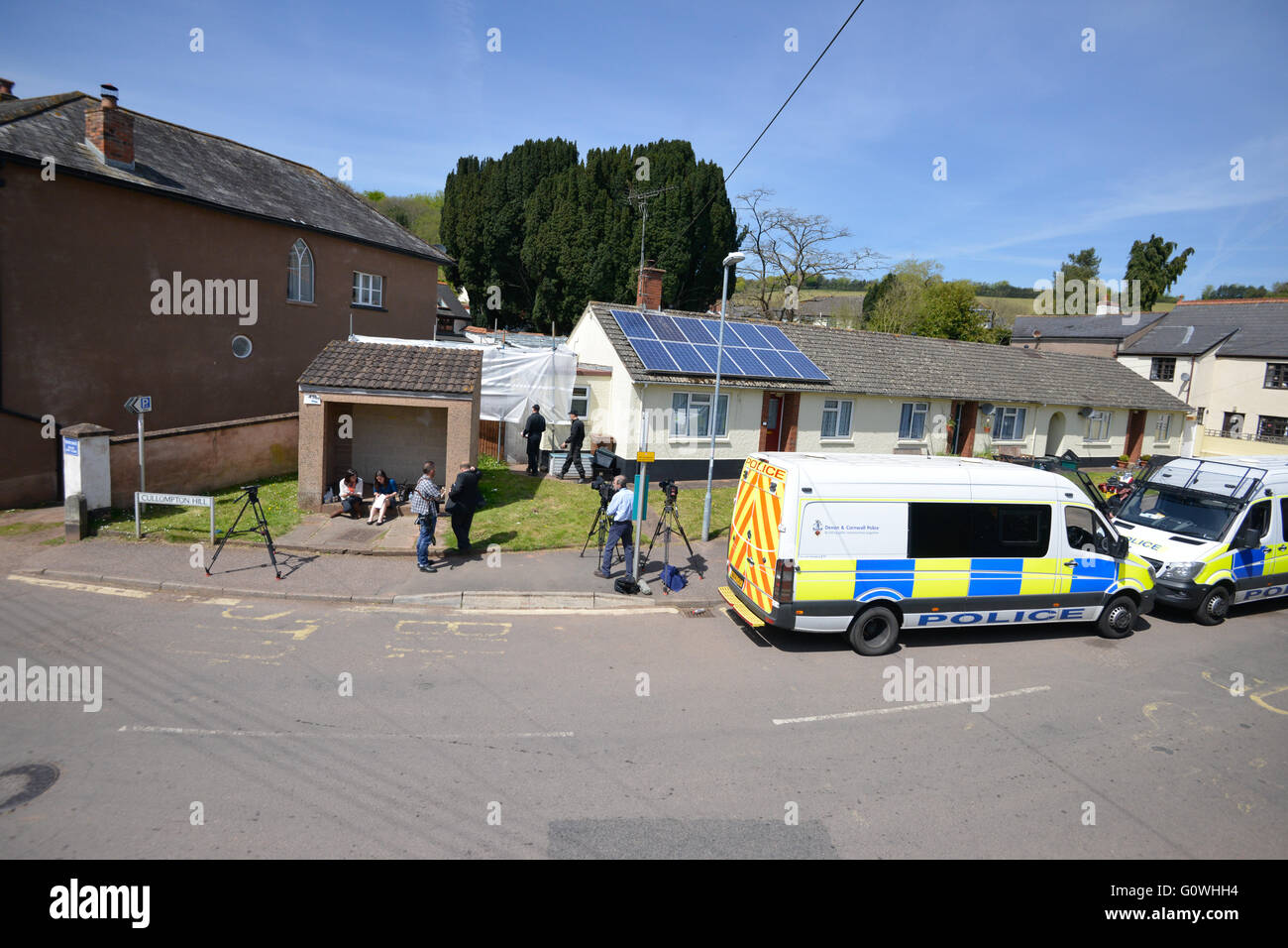 Bradninch, UK. 5th May, 2016. Bradninch - Williams family connected with Fred West. Devon, UK Credit:  @camerafirm/Alamy Live News Stock Photo