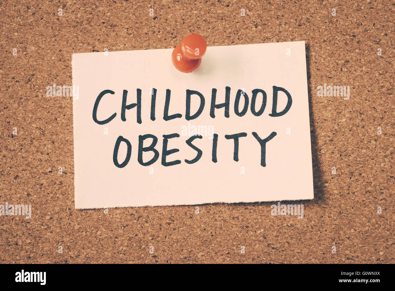 childhood obesity Stock Photo