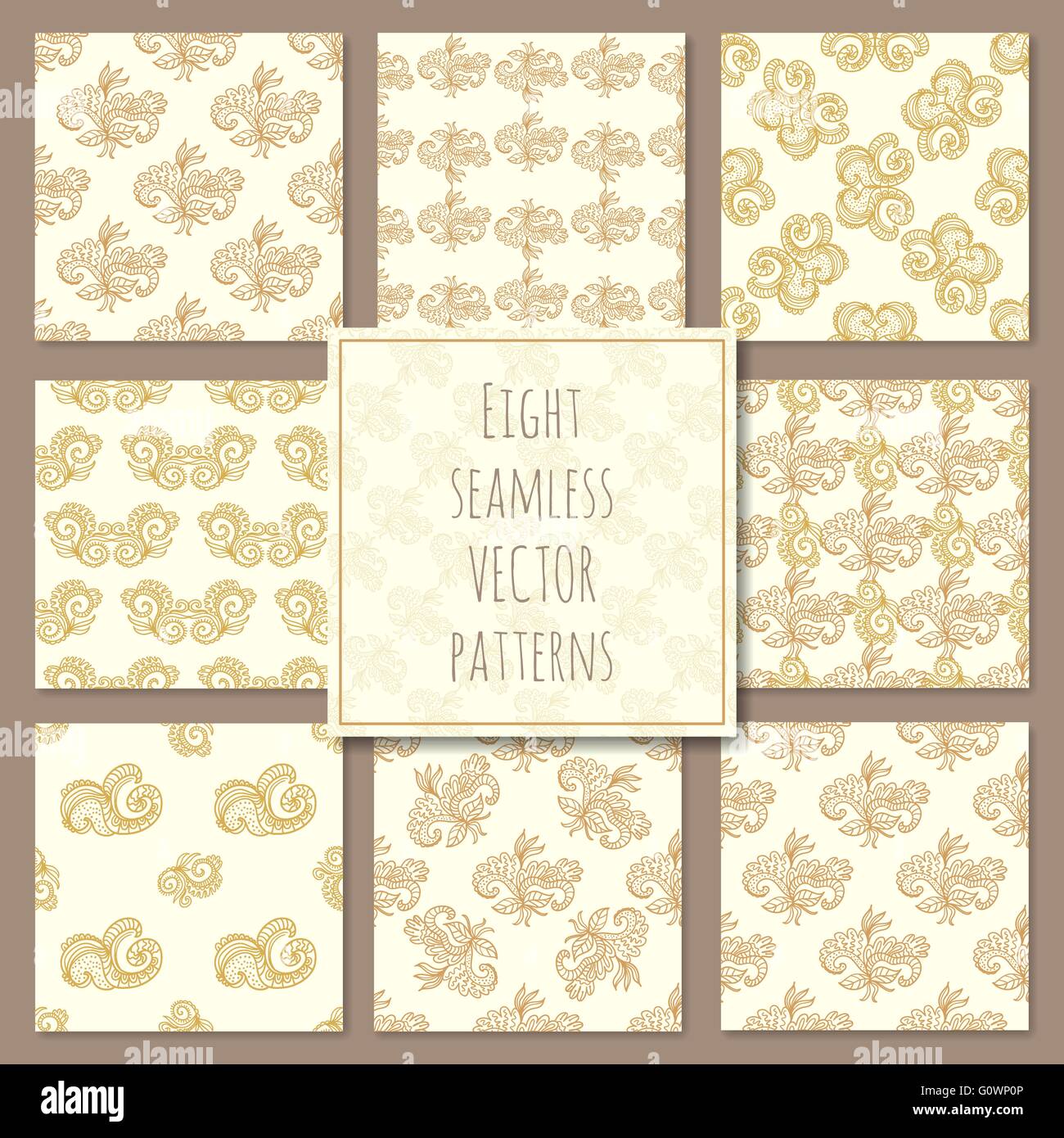 seamless floral pattern Stock Vector Image & Art - Alamy