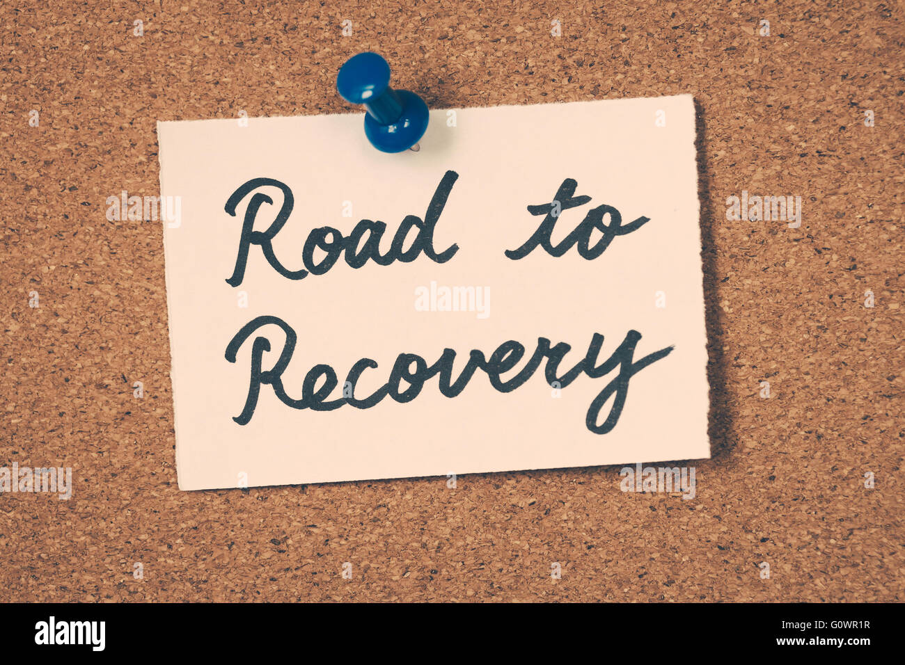 road to recovery Stock Photo