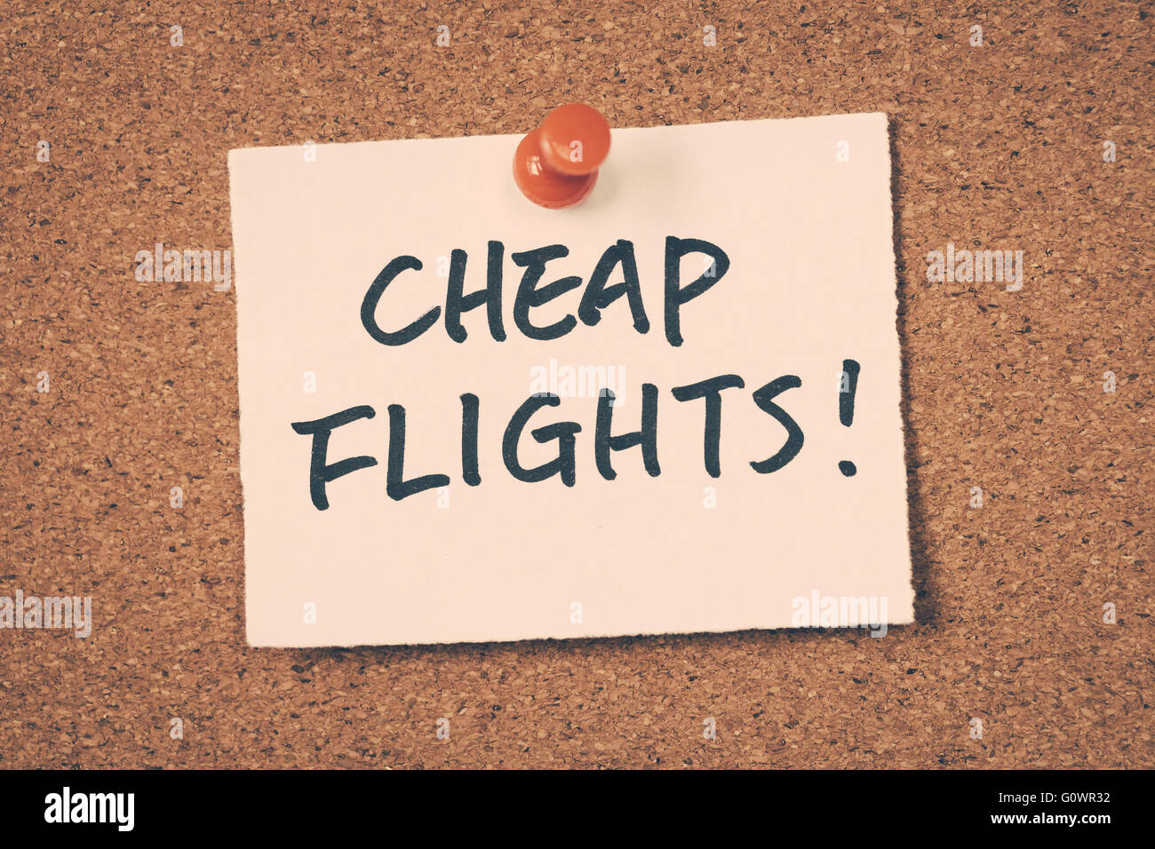 cheap flights Stock Photo