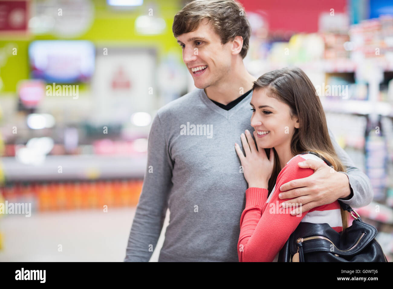 A lovely couple embracing Stock Photo