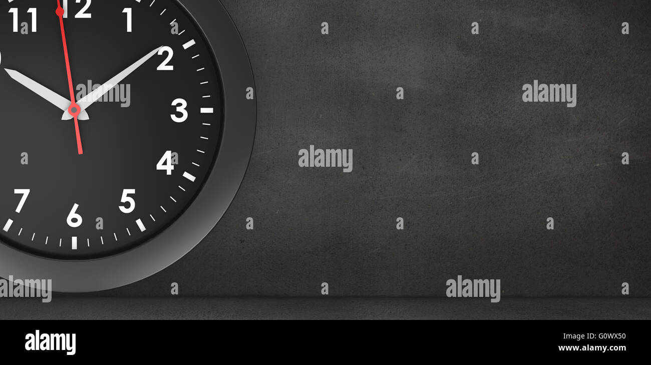 Black clock hi-res stock photography and images - Alamy