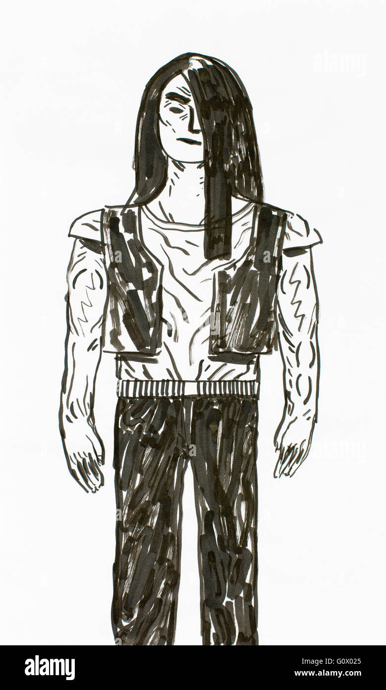 Body straight position hi-res stock photography and images - Alamy