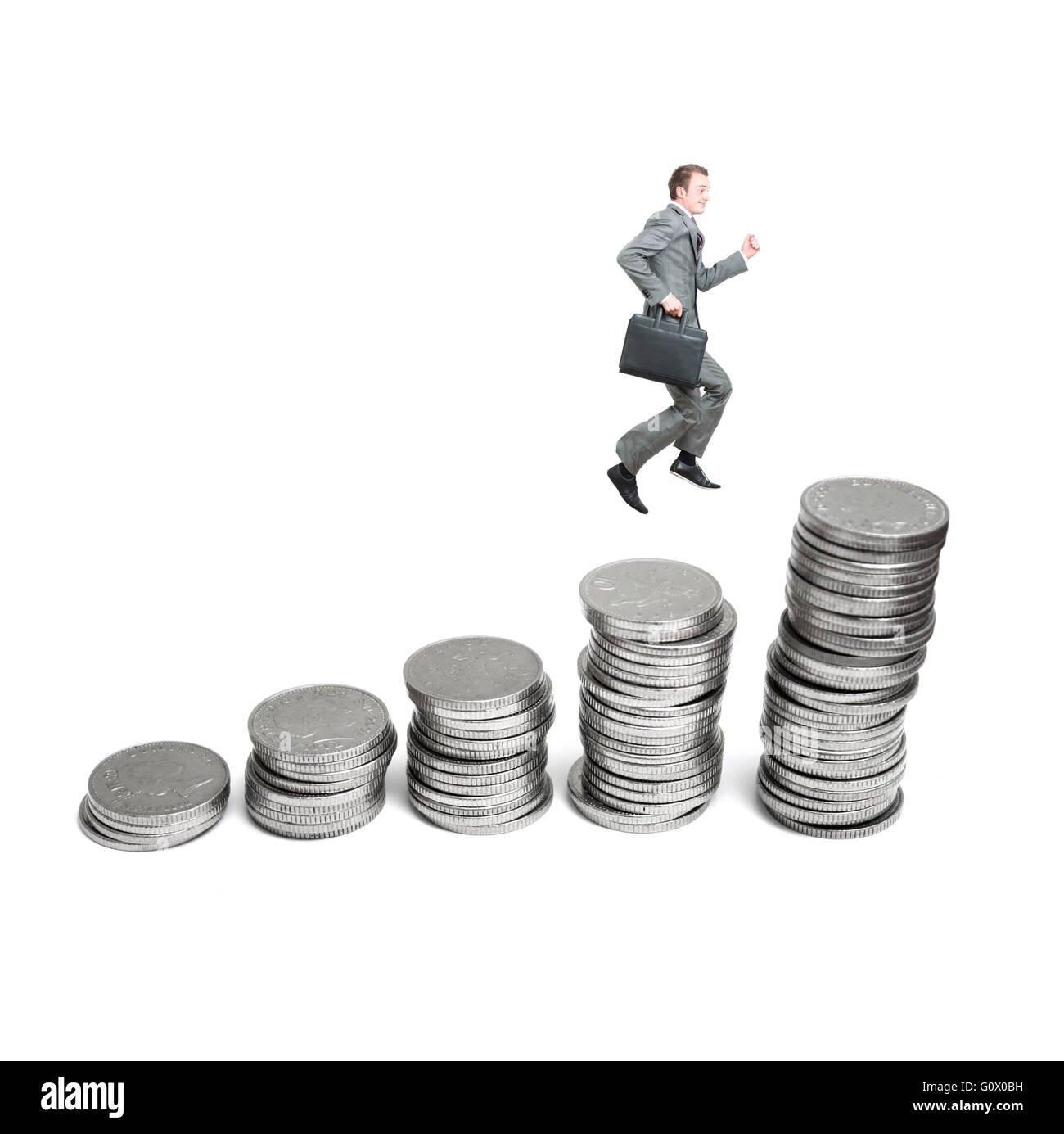 Banking profit growth illustration Cut Out Stock Images Pictures Alamy
