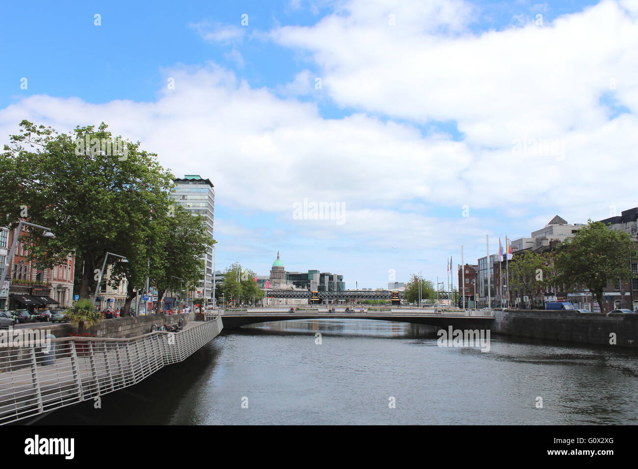 River liffey view hi-res stock photography and images - Alamy