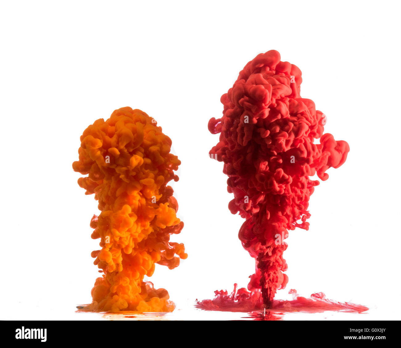 Red and orange paint hi-res stock photography and images - Alamy