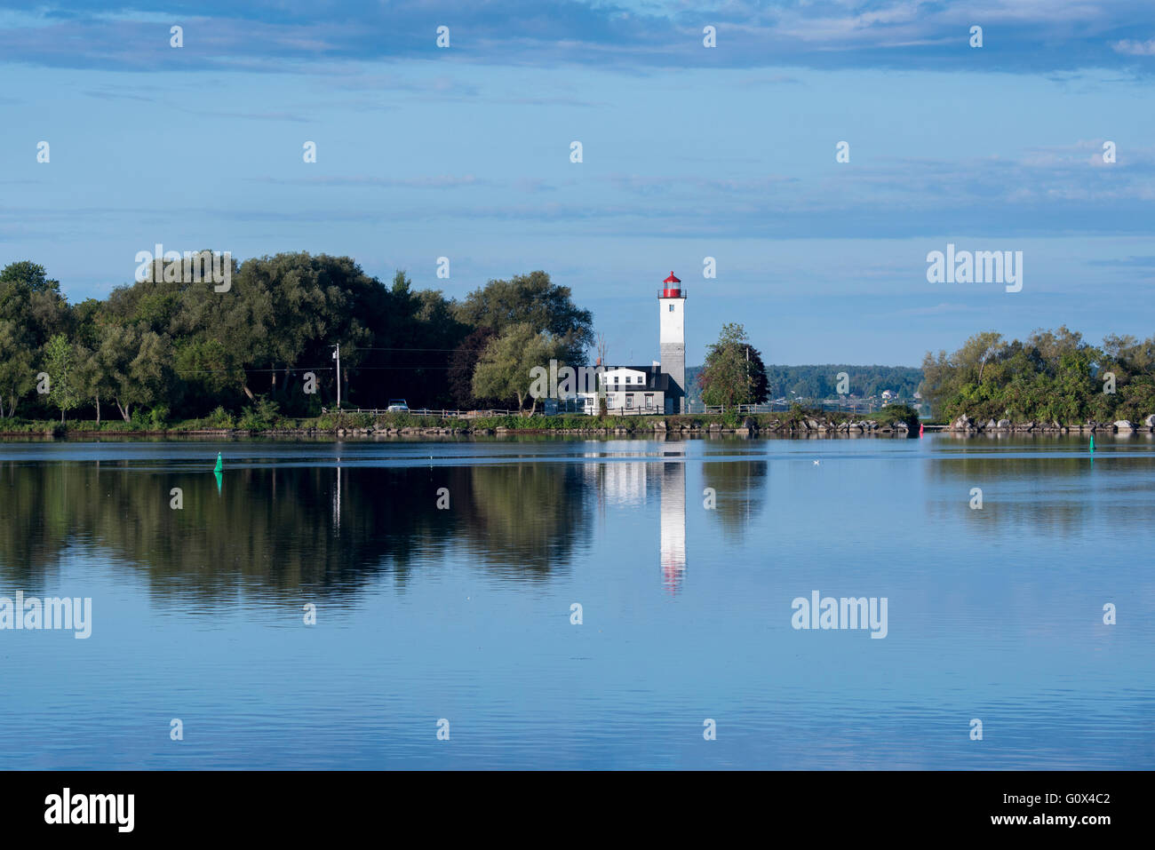 New York, Ogdensburg. Ogdensburg Lighthouse Stock Photo Alamy