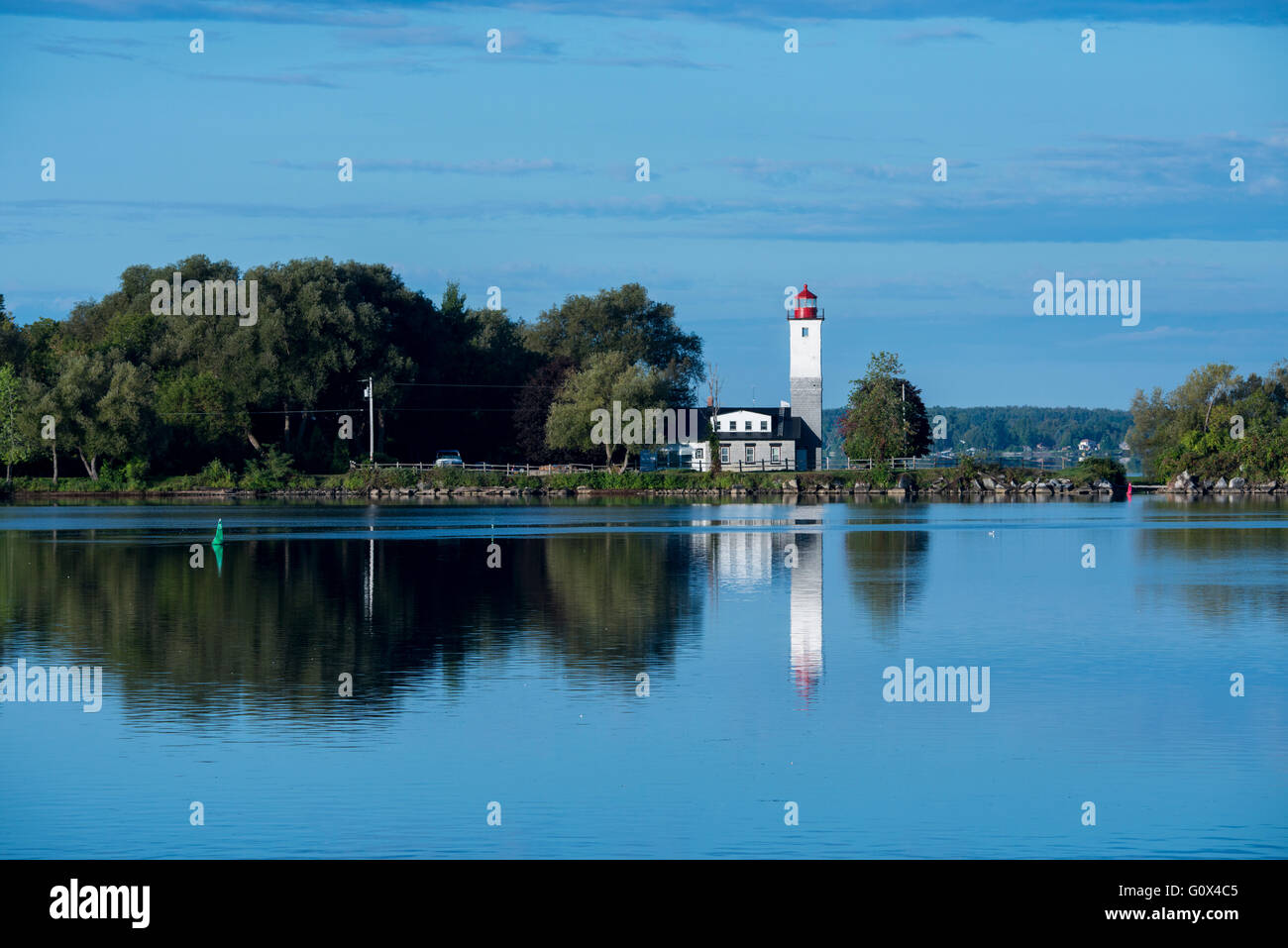 New York, Ogdensburg. Ogdensburg Lighthouse Stock Photo Alamy
