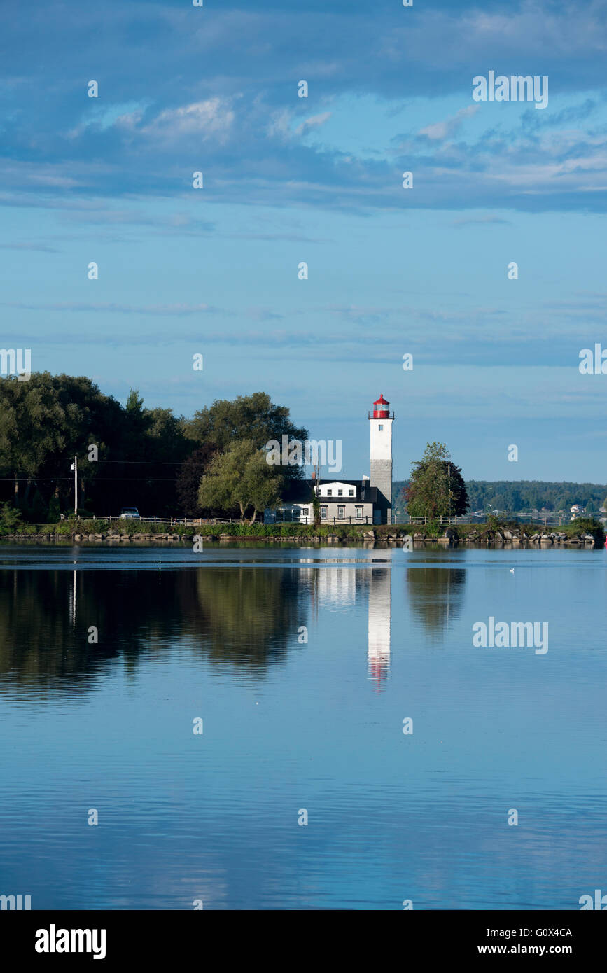 New York, Ogdensburg. Ogdensburg Lighthouse Stock Photo Alamy