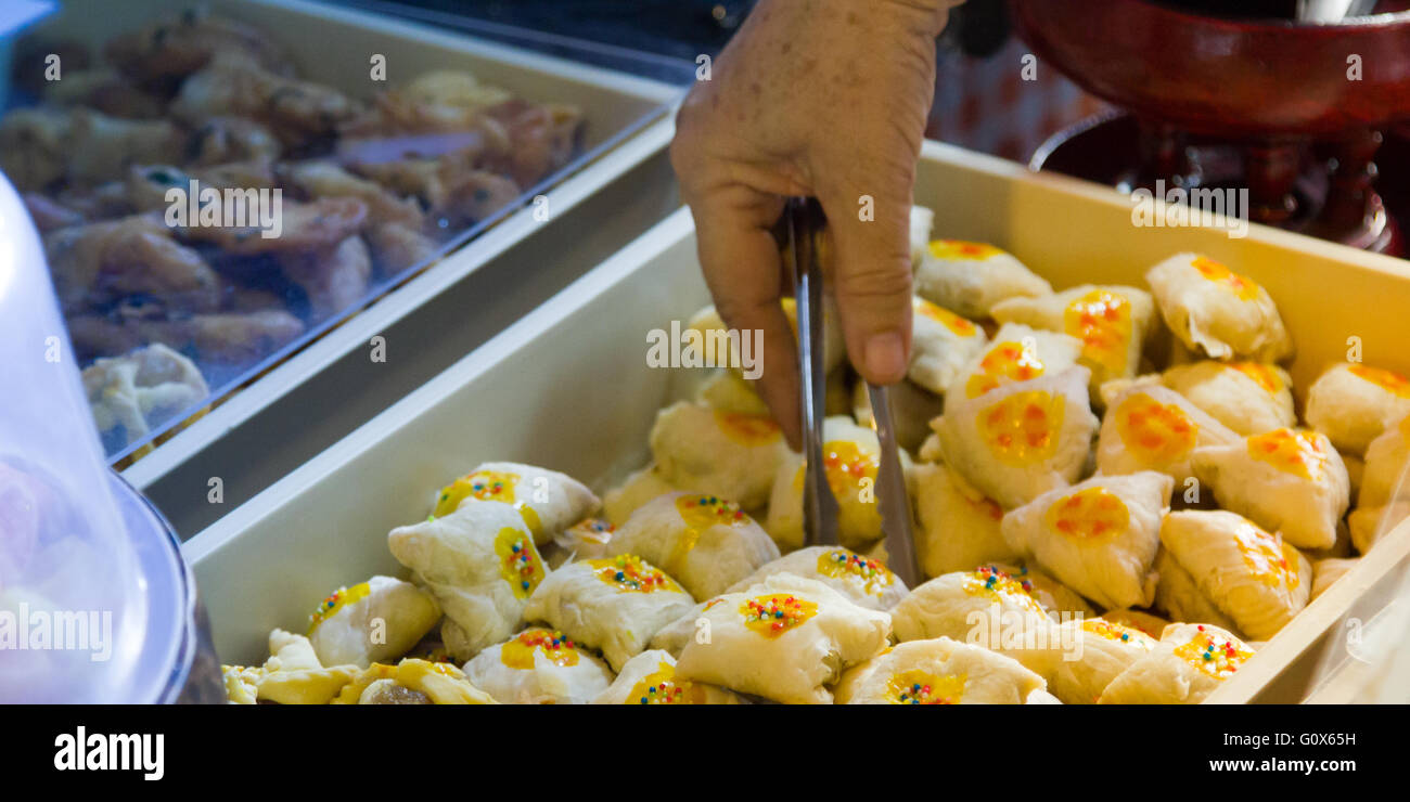 Thai street food market, photo taken in Thailand Stock Photo - Alamy