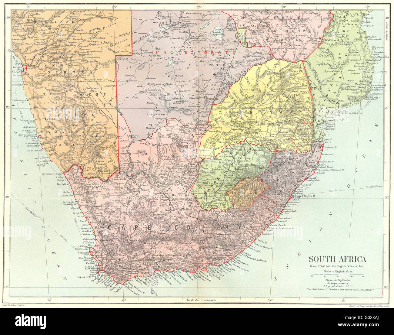 transvaal south africa map