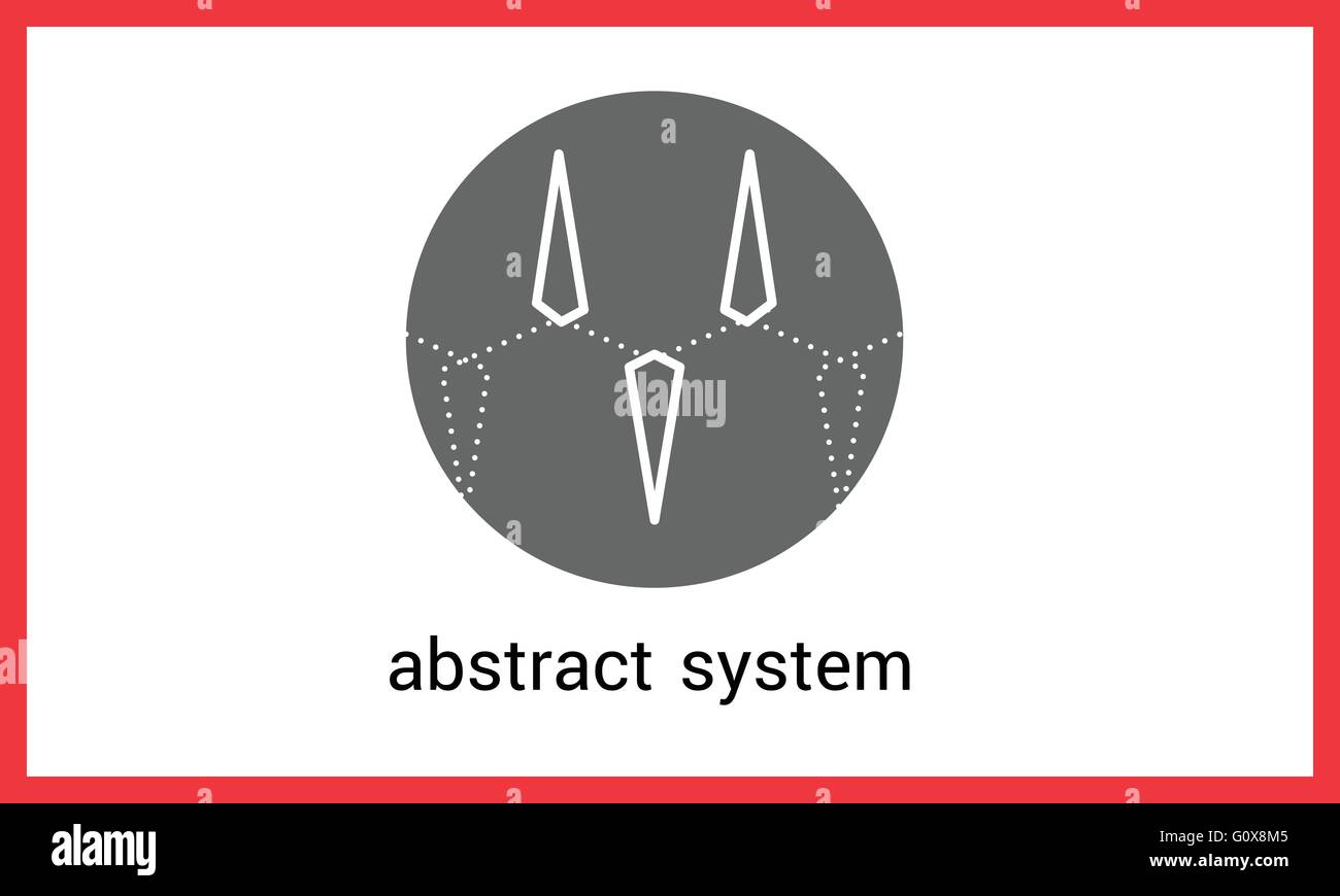 Outline contour abstract technology Stock Vector Images - Alamy