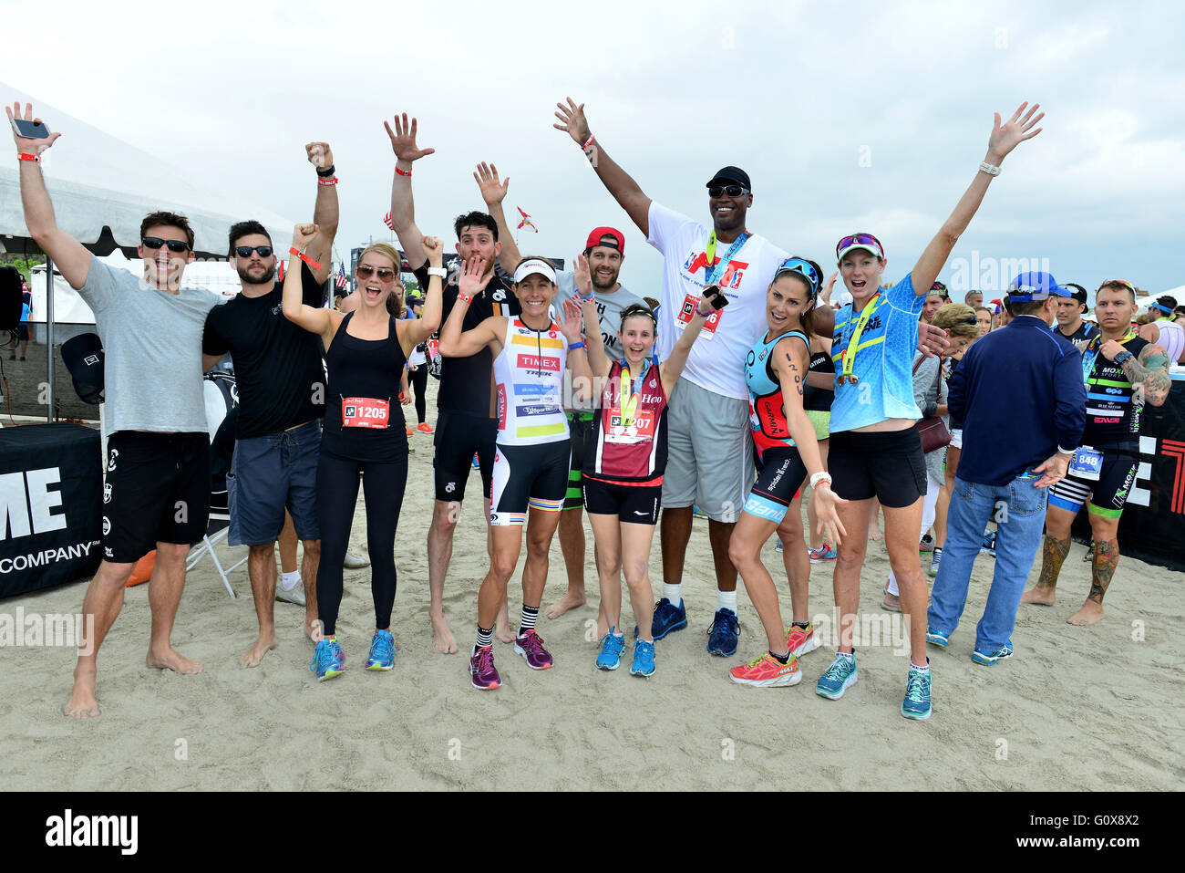 Celebrities and participants take part in Life Time South Beach