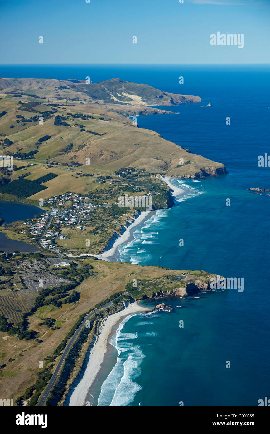 Dunedin Postkarte Neuseeland Tomahawk Beach 