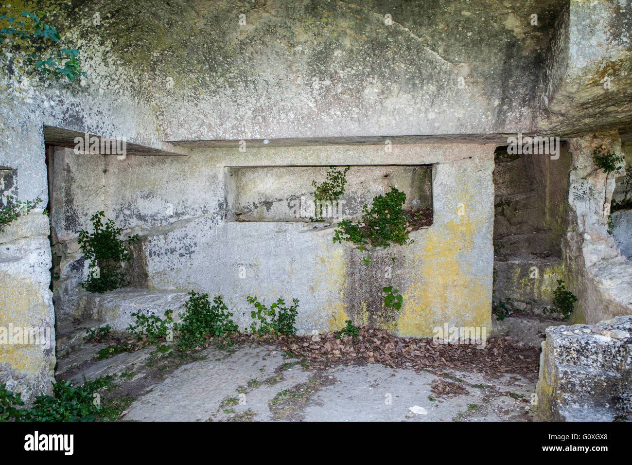 Prieuré de Carluc Stock Photo Alamy