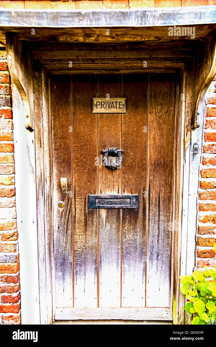 Old fashioned door Stock Photo