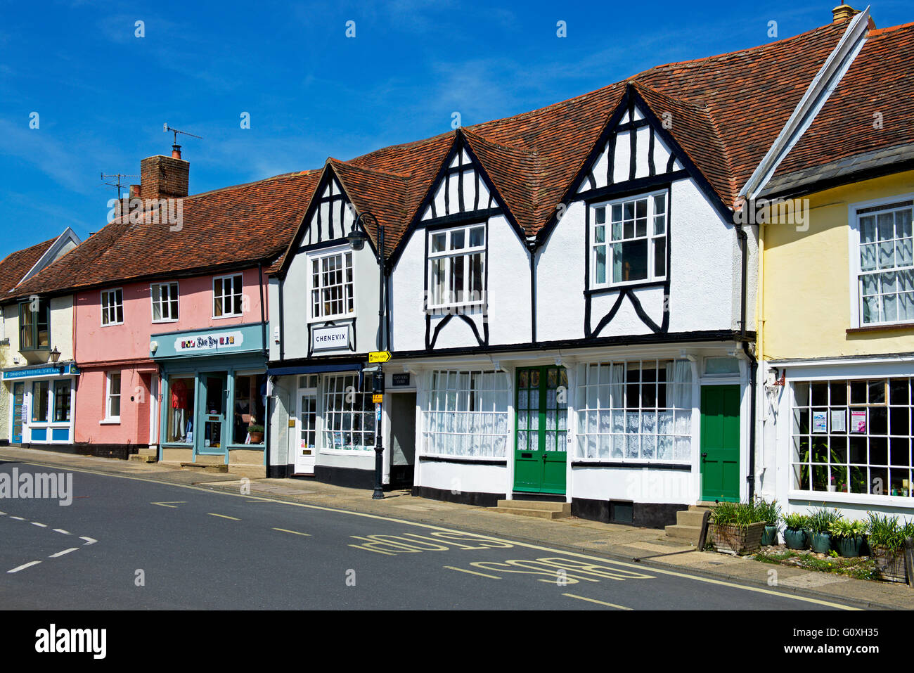 Woodbridge Suffolk Market High Resolution Stock Photography and Images