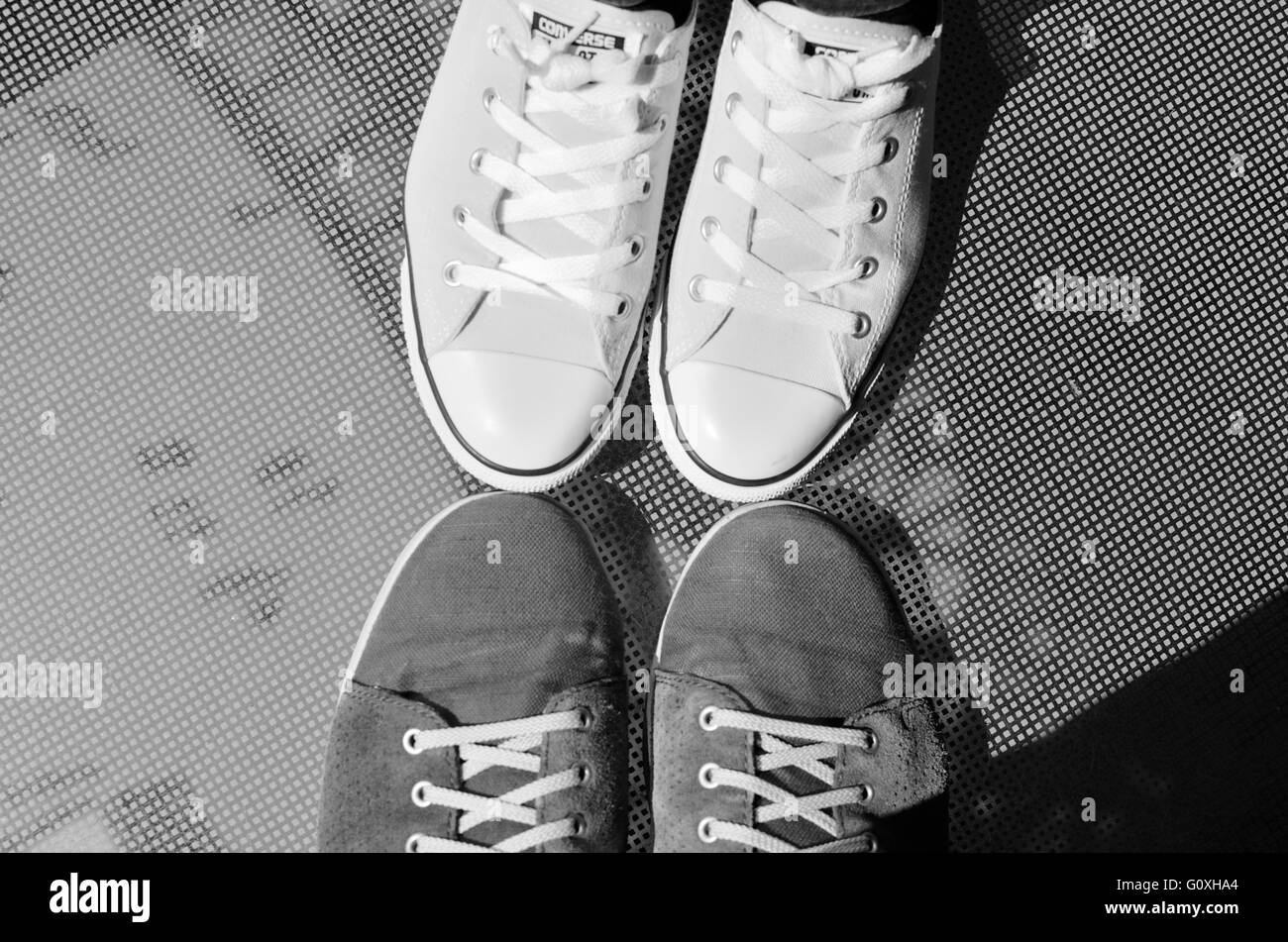 Arty shoes Black and White Stock Photos & Images - Alamy