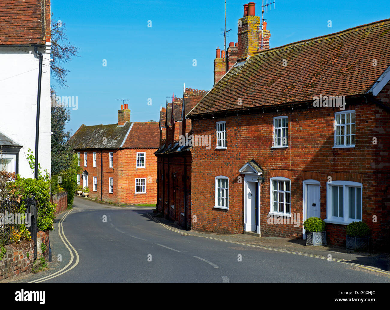 Street in Orford, Suffolk, England UK Stock Photo
