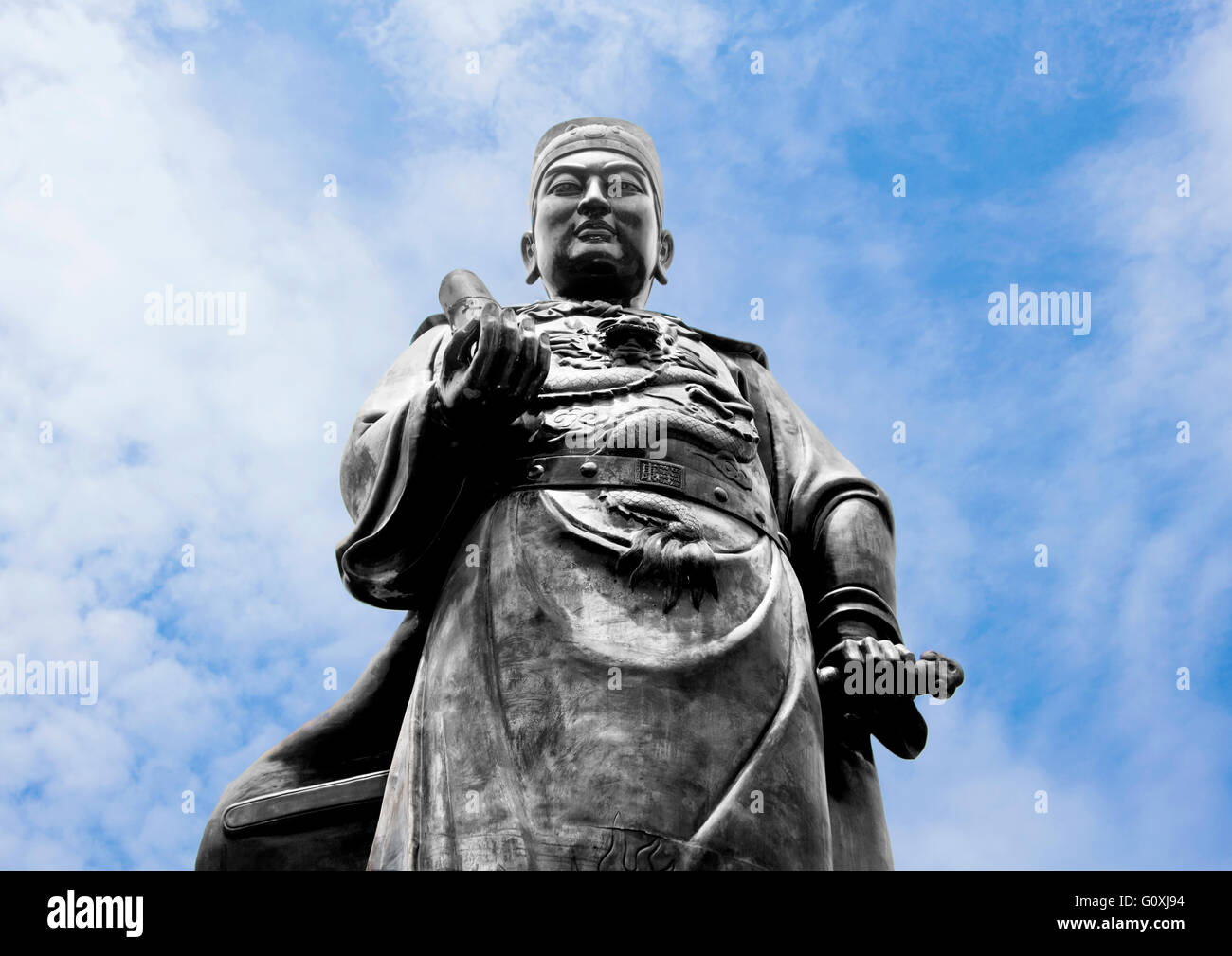 Admiral Statue Stock Photo