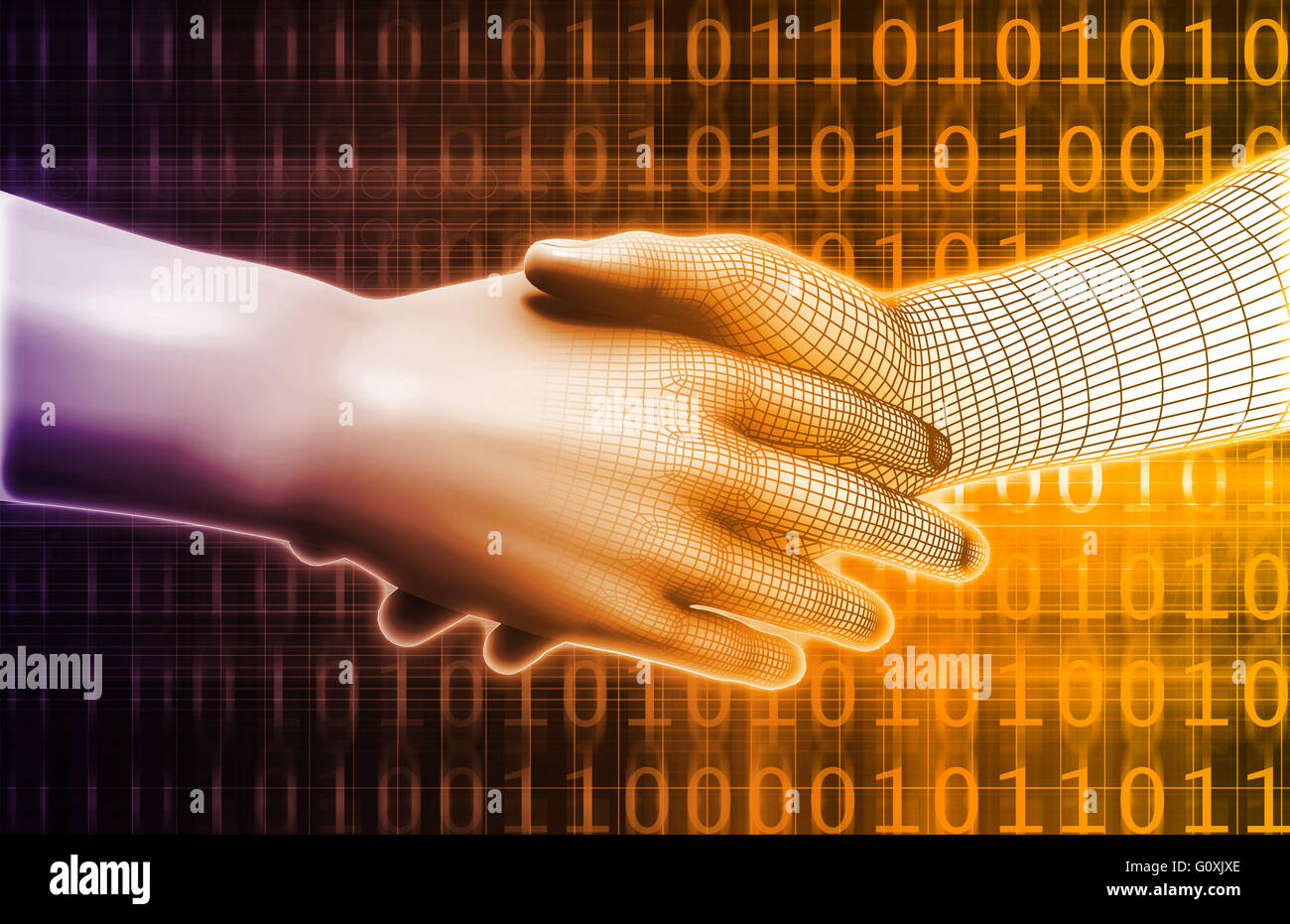 System Integration Concept of Two Business Partners Stock Photo - Alamy