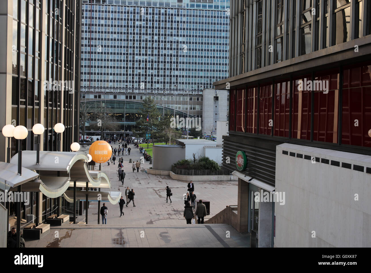 Rooftop of the Centre commercial Maine Montparnasse 15th arrondissement Paris France Stock