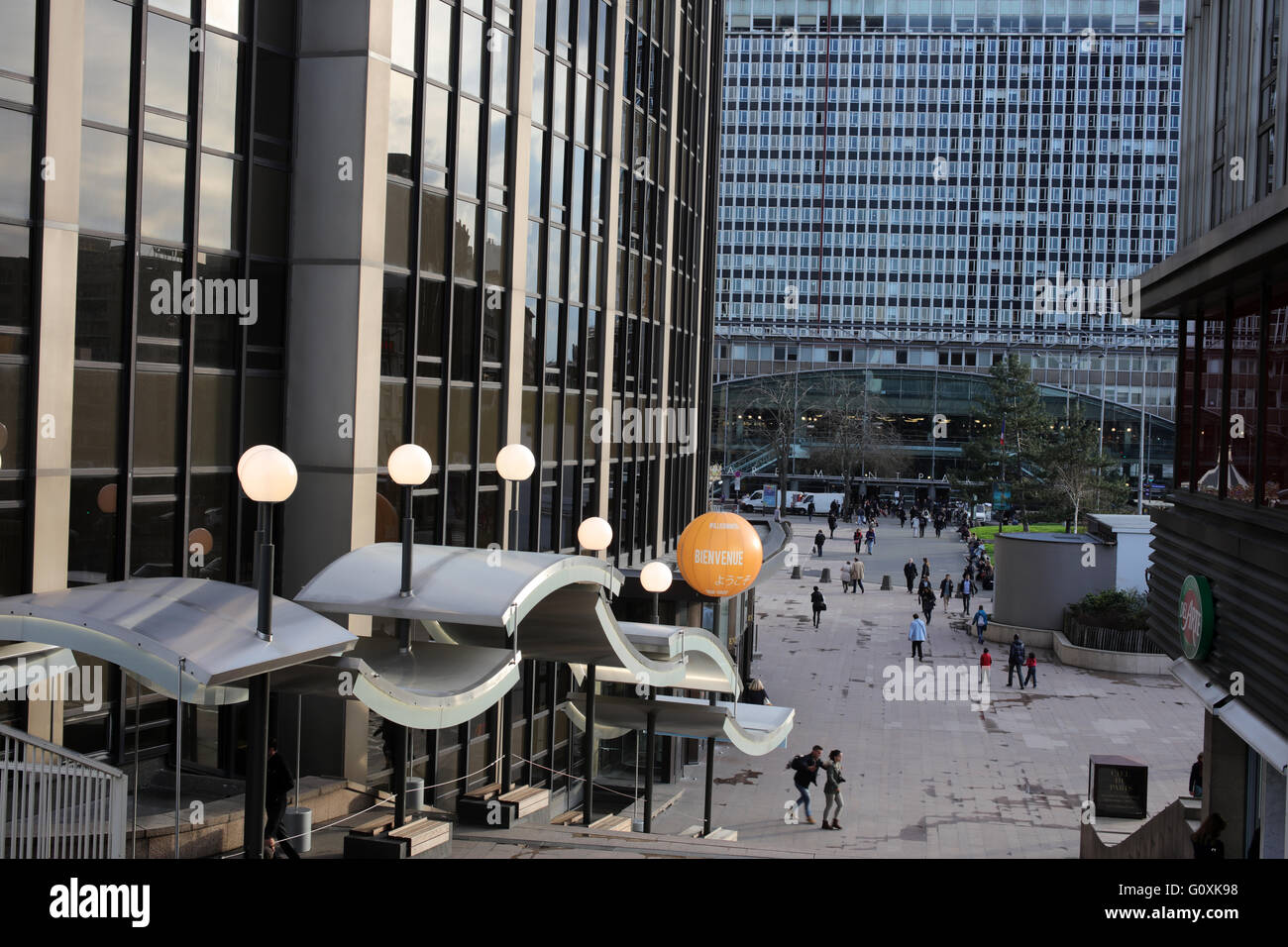 Rooftop of the Centre commercial Maine Montparnasse 15th arrondissement Paris France Stock
