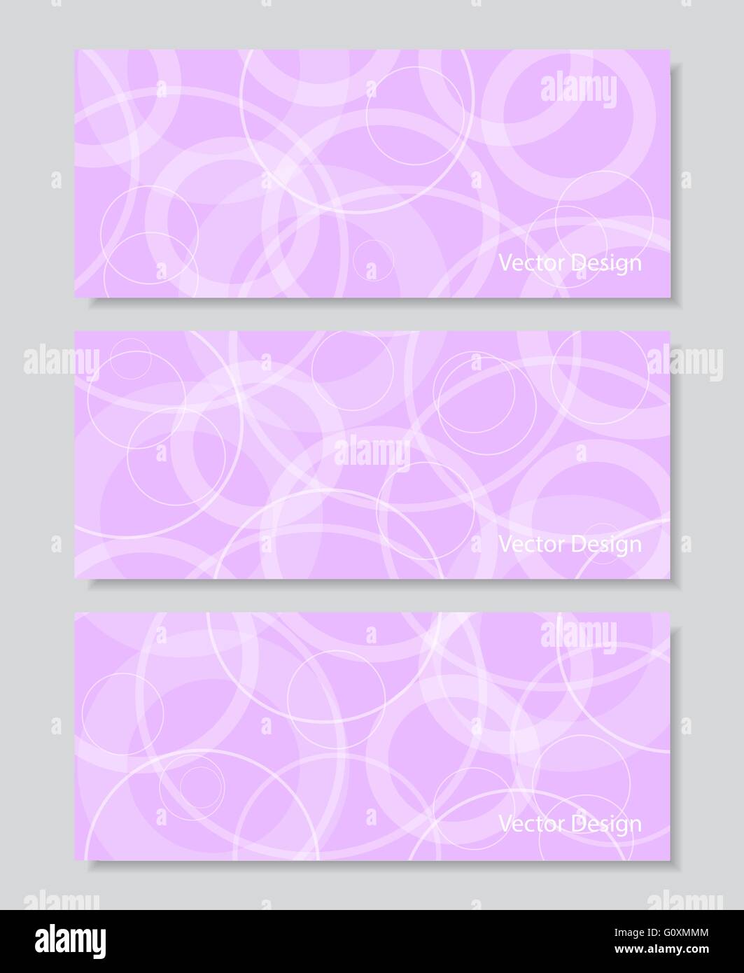 Set of horizontal banners Stock Vector Image & Art - Alamy
