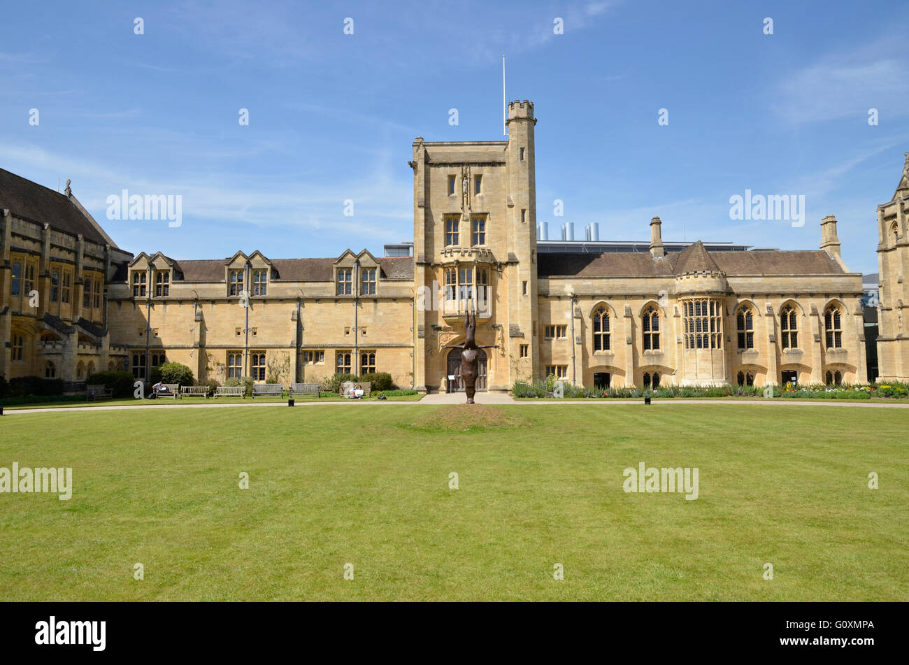 Mansfield College, Oxford University, Oxford, England Stock Photo