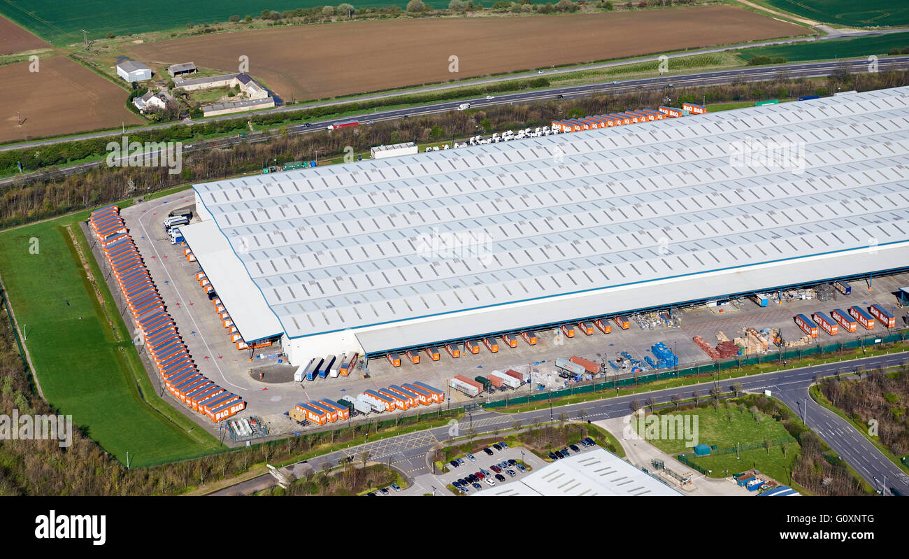 B & Q distribution centre, Doncaster, South Yorkshire, Northern England Stock Photo Alamy