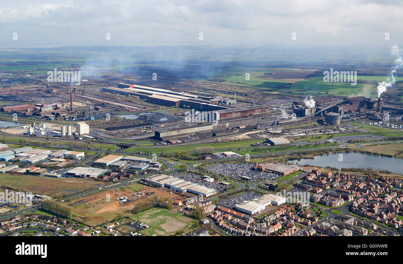 British Steel, Scunthorpe Steel Works, Northern England, UK Stock Photo