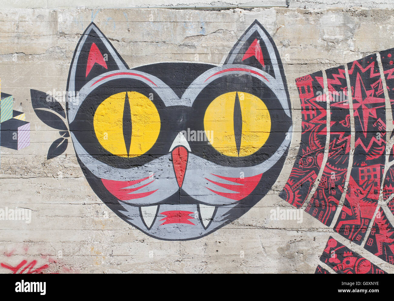 Graffiti cat hires stock photography and images Alamy