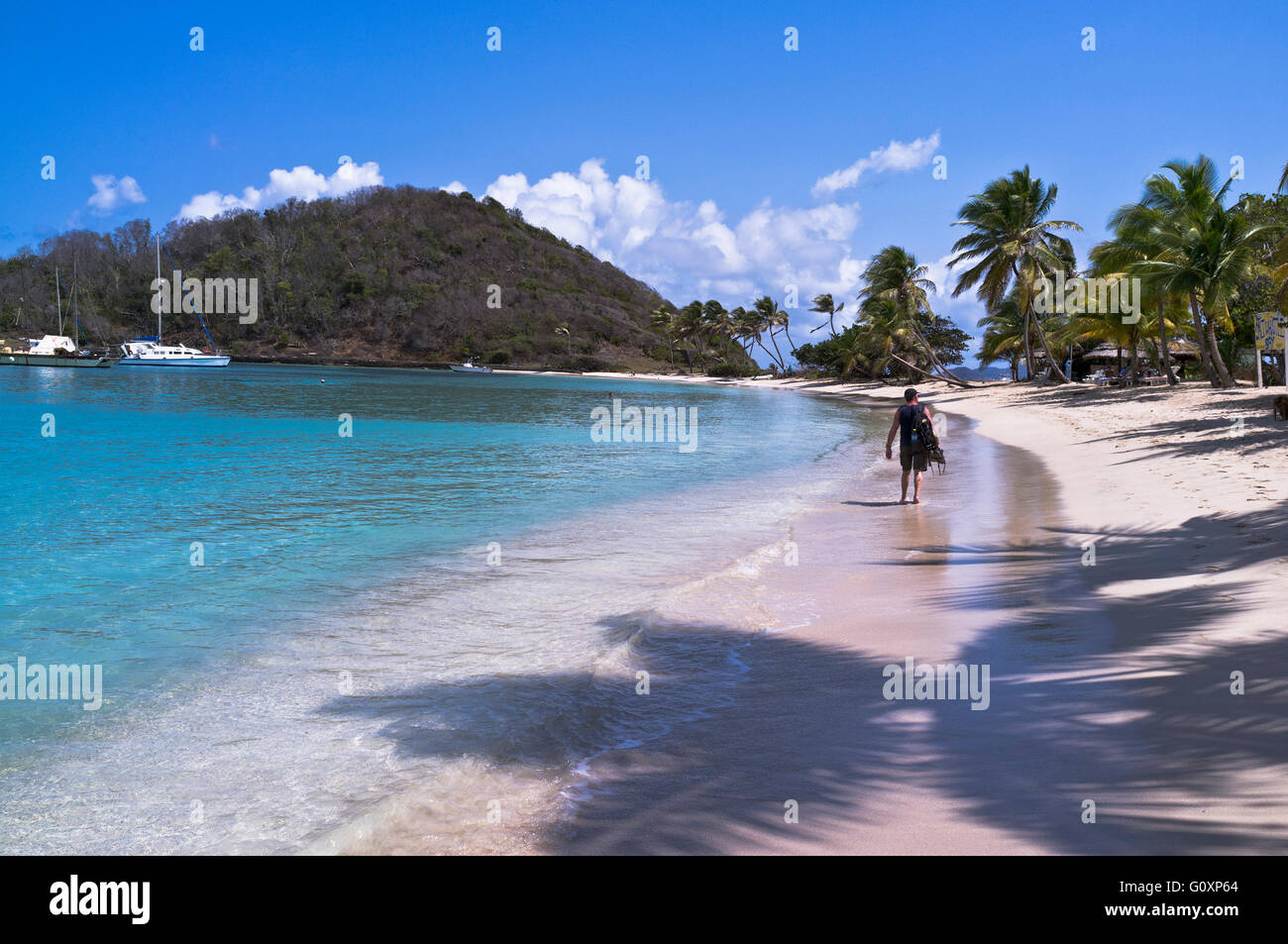 dh Mayreau island ST VINCENT CARIBBEAN Tourist Saltwhistle Bay beach Saint Vincent and dh Mayreau island ST VINCENT CARIBBEAN Tourist Saltwhistle Bay beach Saint Vincent and