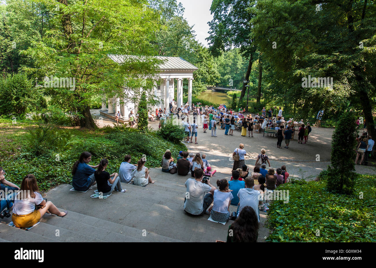 Lazienki park in warsaw hi-res stock photography and images - Alamy