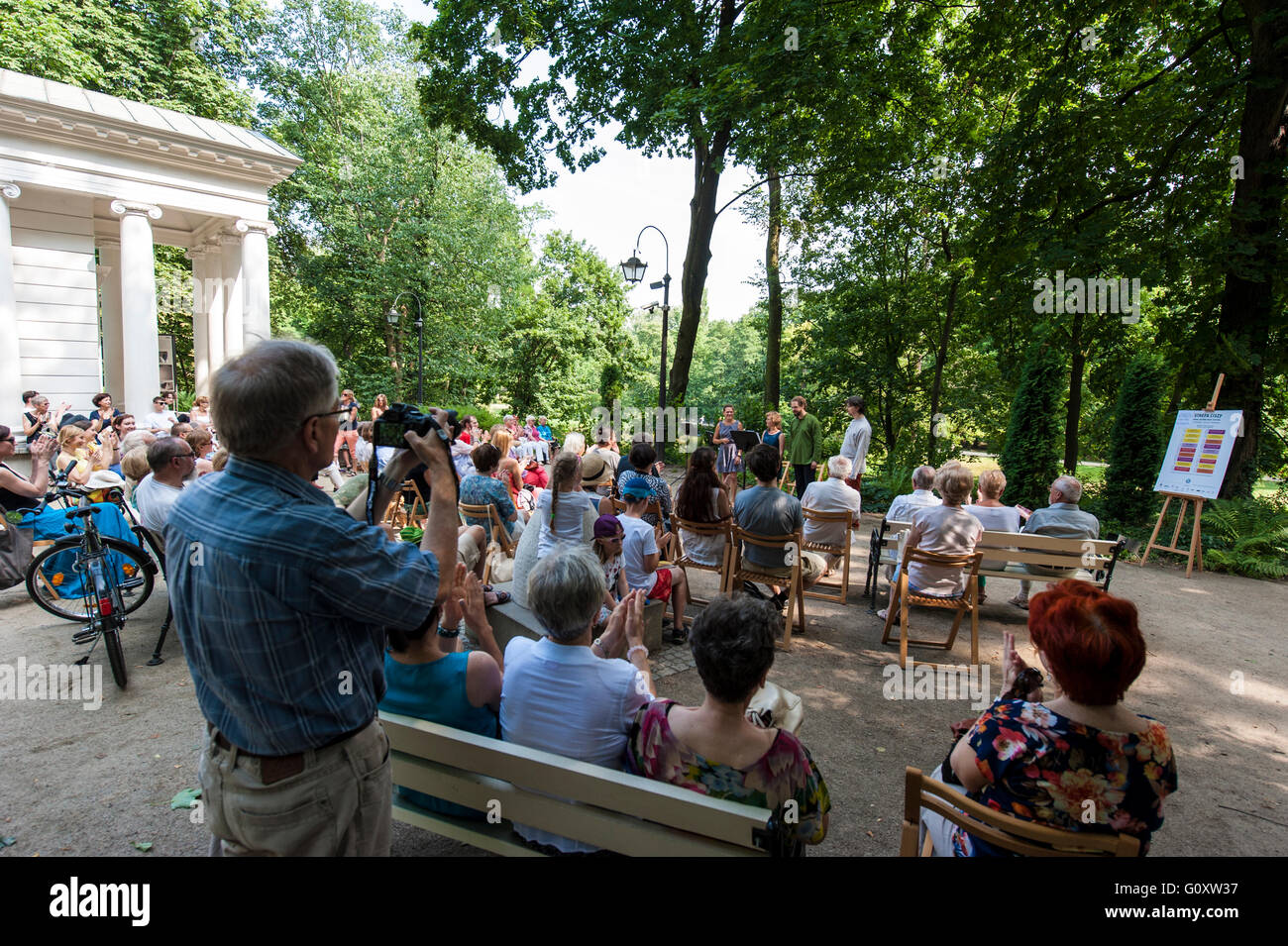 Łazienki Park in Warsaw, Warszawa Stock Photo - Alamy