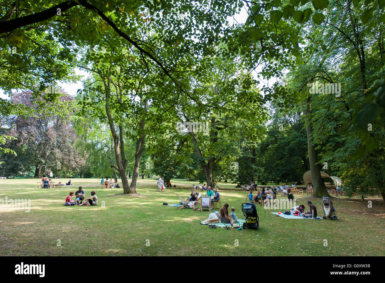 Łazienki Park in Warsaw, Warszawa Stock Photo - Alamy