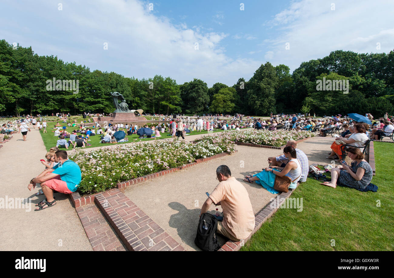 Łazienki Park in Warsaw, Warszawa Stock Photo - Alamy